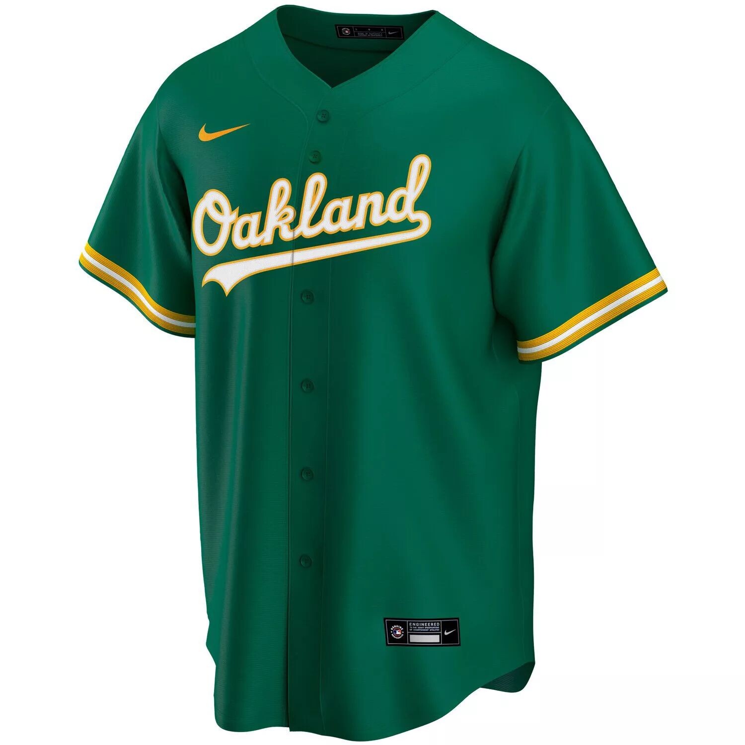 

Молодежная футболка Nike Kelly Green Oakland Athletics Альтернативная реплика команды Nike