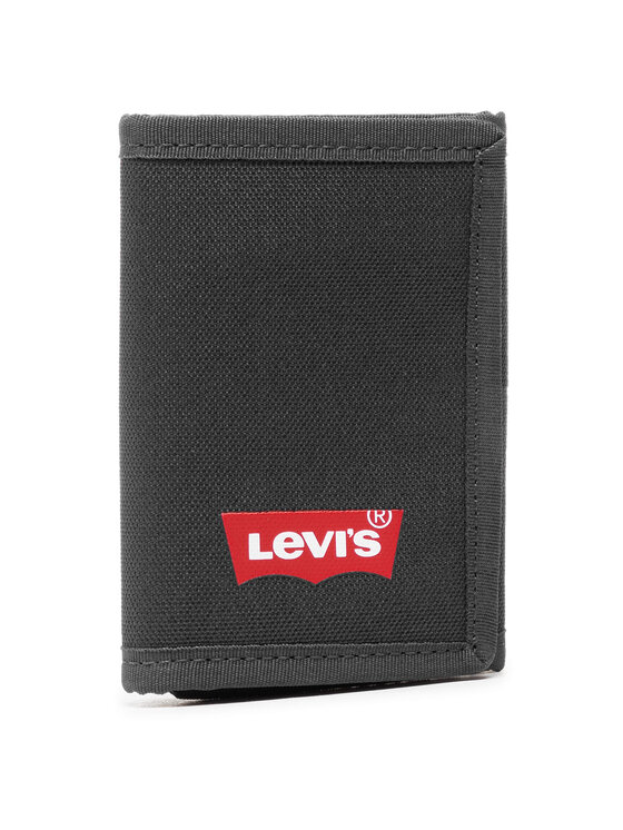 Большой мужской кошелек Levi's, черный