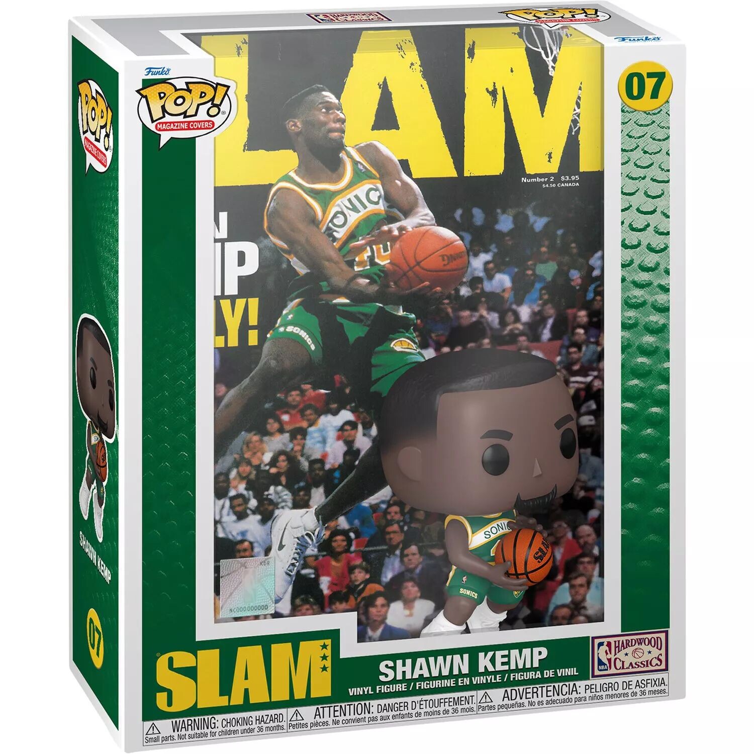

Funko Шон Кемп Сиэтл SuperSonics Pop! Обложка журнала Funko