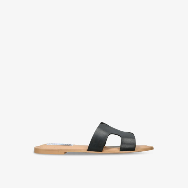 

Сандалии из кожи с вырезами Zarnia Steve Madden, черный