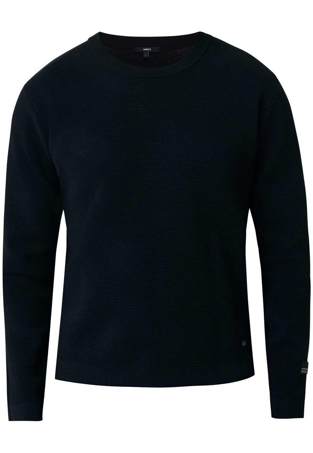 

Свитер Sweater Structured Jacquard Crew Neck Mexx, черный