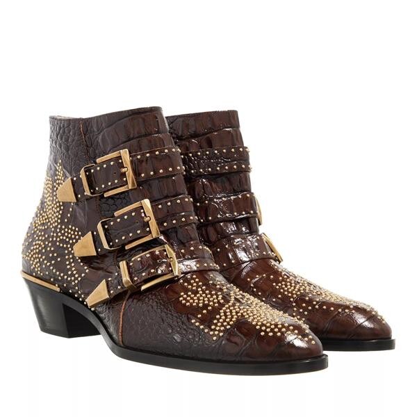 

Сапоги susan boots dark Chloé, коричневый