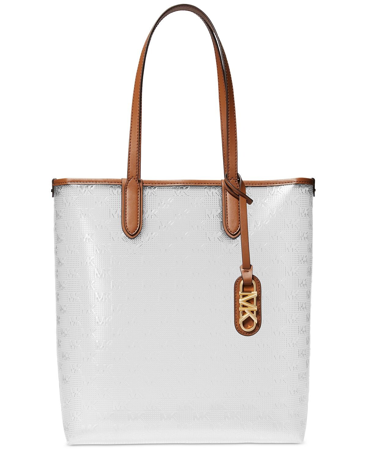

Большая прозрачная сумка-тоут с логотипом Eliza North South Michael Kors