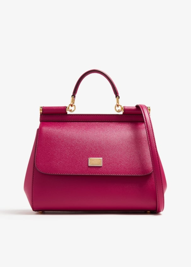 Сумка Dolce&Gabbana Large Sicily Handbag, розовый
