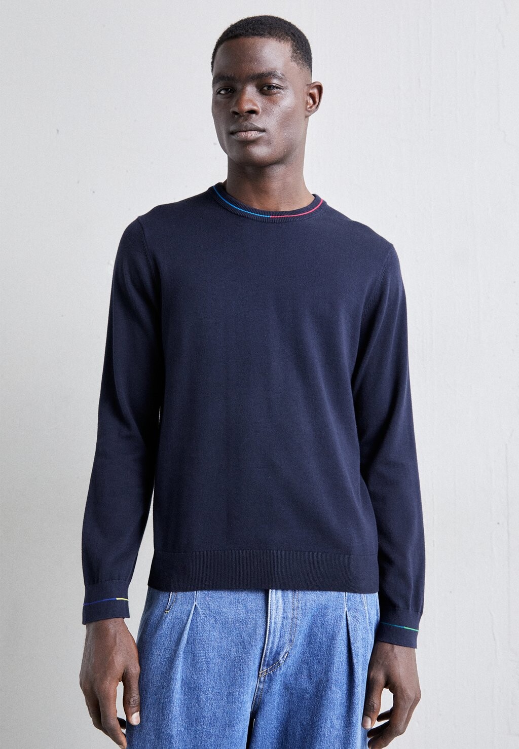 

Вязаный свитер CREW NECK PS Paul Smith, цвет blue