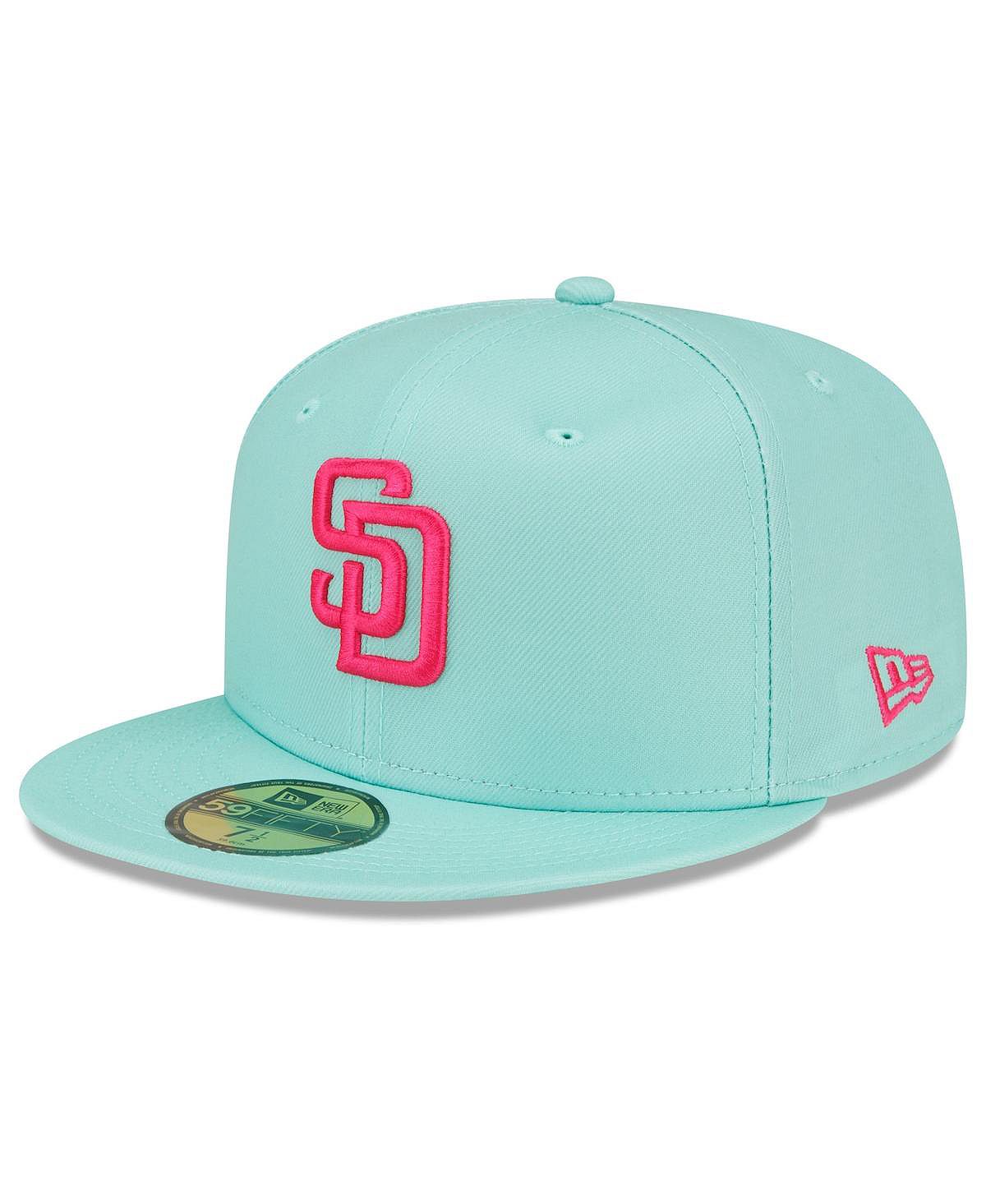 Мужская мятная приталенная шляпа San Diego Padres 2022 City Connect 59FIFTY New Era
