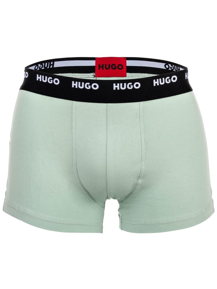 

Боксерские трусы HUGO, цвет beige/schwarz/grün/blau