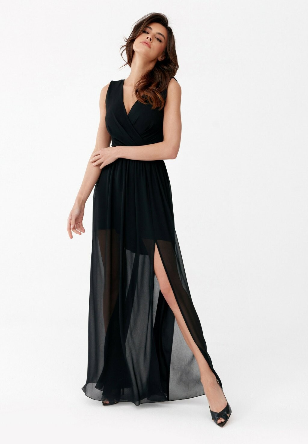 

Длинное платье Roco Fashion, черный