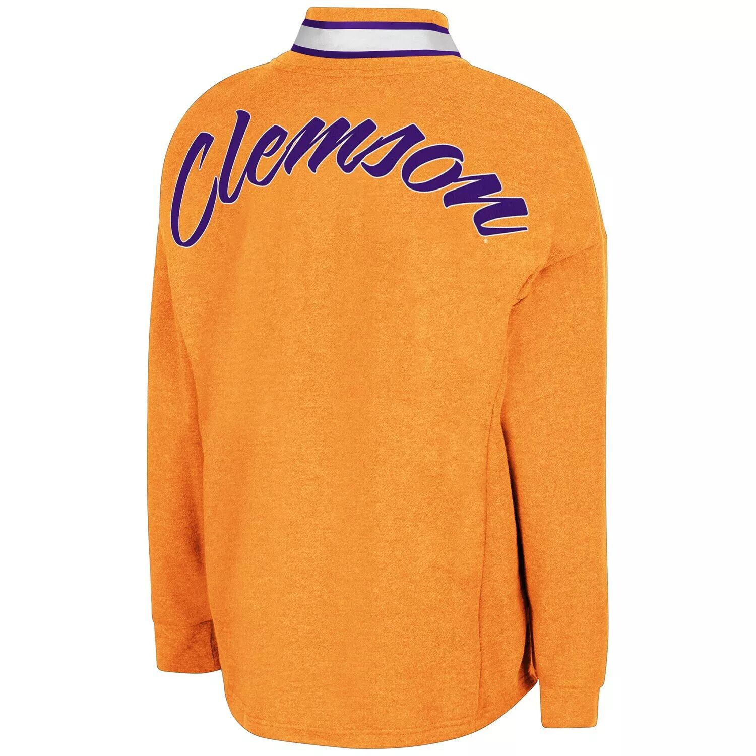 

Женская флисовая куртка Colosseum Orange Clemson Tigers Alice 2-Hit с молнией четверти Colosseum