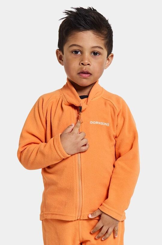 

Детская толстовка Didriksons MONTE KIDS FULLZIP, оранжевый