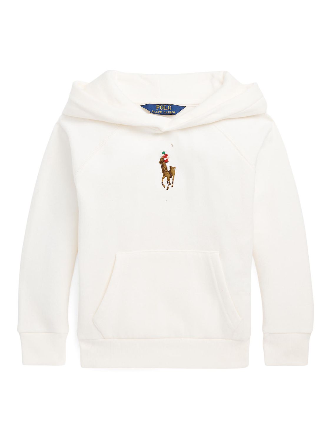 

Детская худи Big Pony от Ralph Lauren, цвет Deckwash White