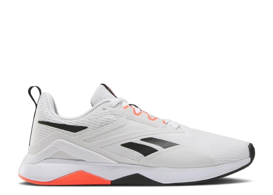 

Кроссовки Reebok Wmns Nanoflex TR 2, цвет White Black Orange Flare