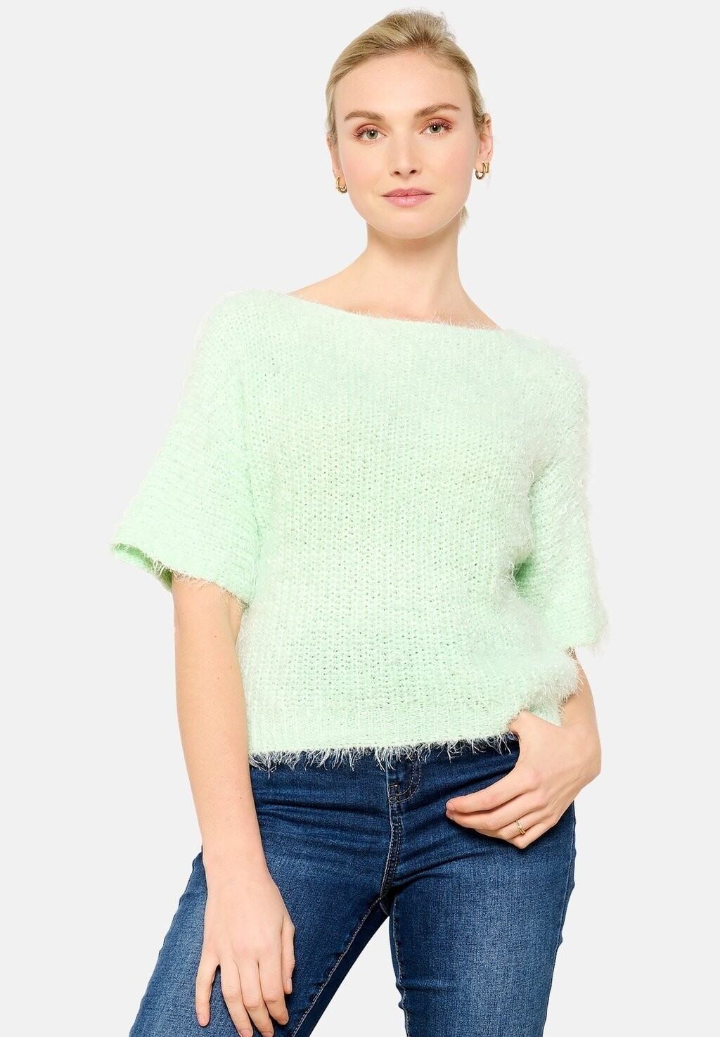 

Базовая футболка FLUFFY LolaLiza, цвет mint green
