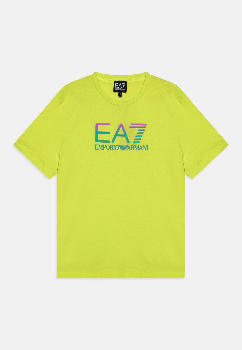 

Футболка с принтом Unisex EA7 Emporio Armani, цвет acid lime
