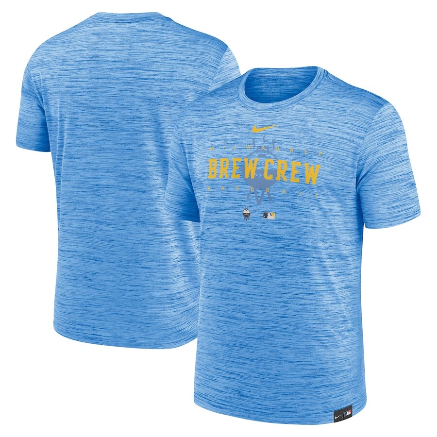 

Футболка с коротким рукавом Nike Milwaukee Brewers, синий