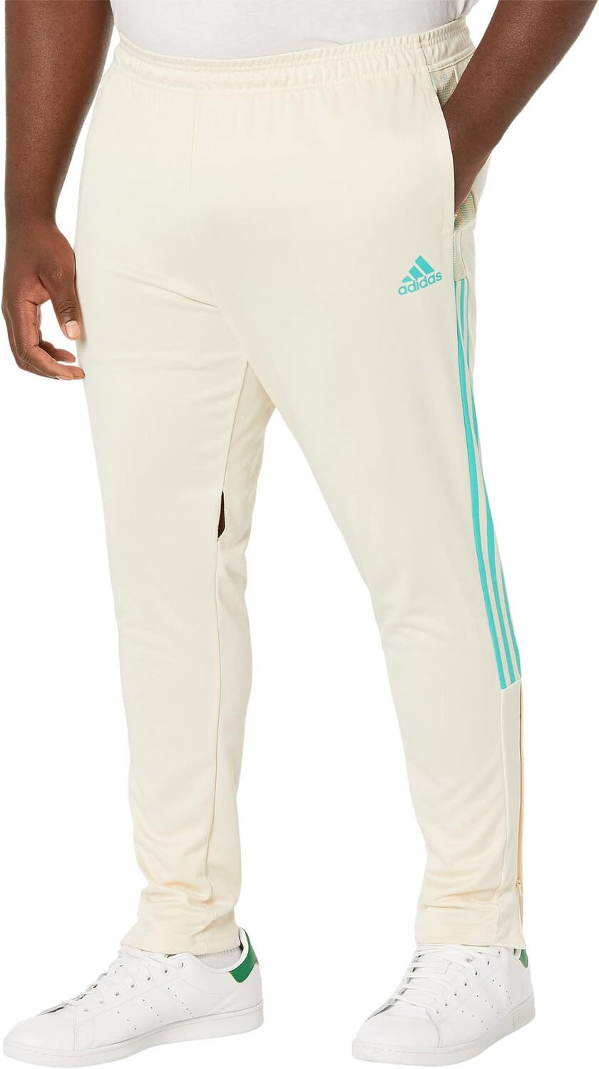 

Брюки Big & Tall Tiro '21 adidas, цвет Wonder White/Semi Mint Rush