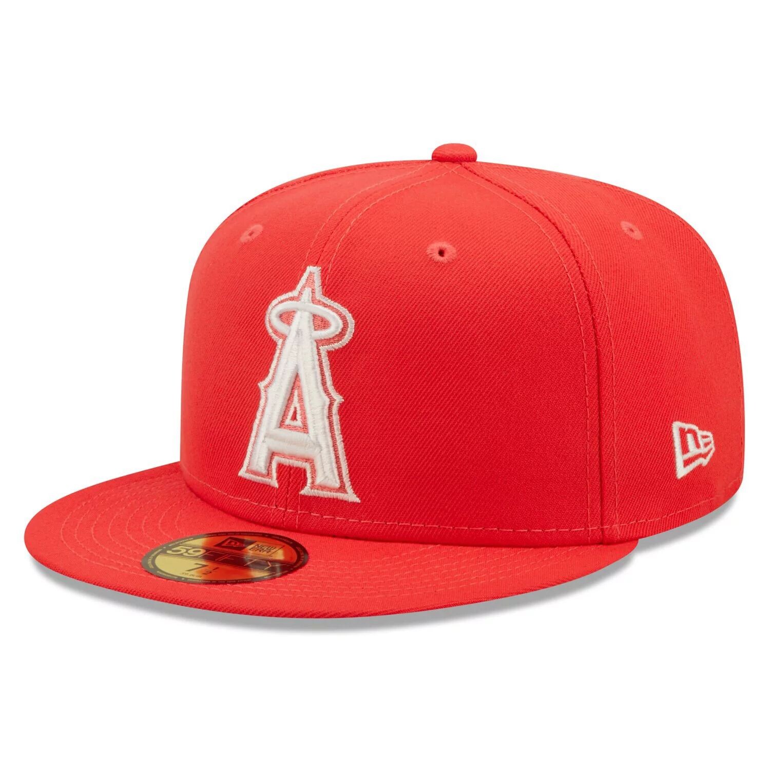

Мужская шляпа New Era Red Los Angeles Angels Lava Highlighter Logo 59FIFTY