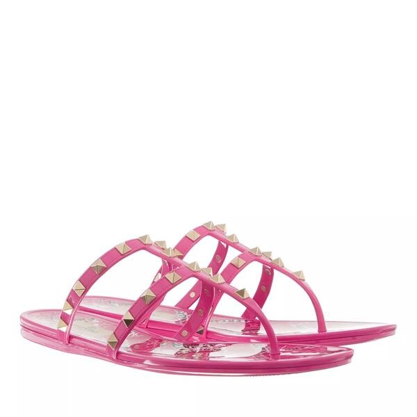 

Сандалии rockstud sandals happy pink/multicolour Valentino Garavani, розовый