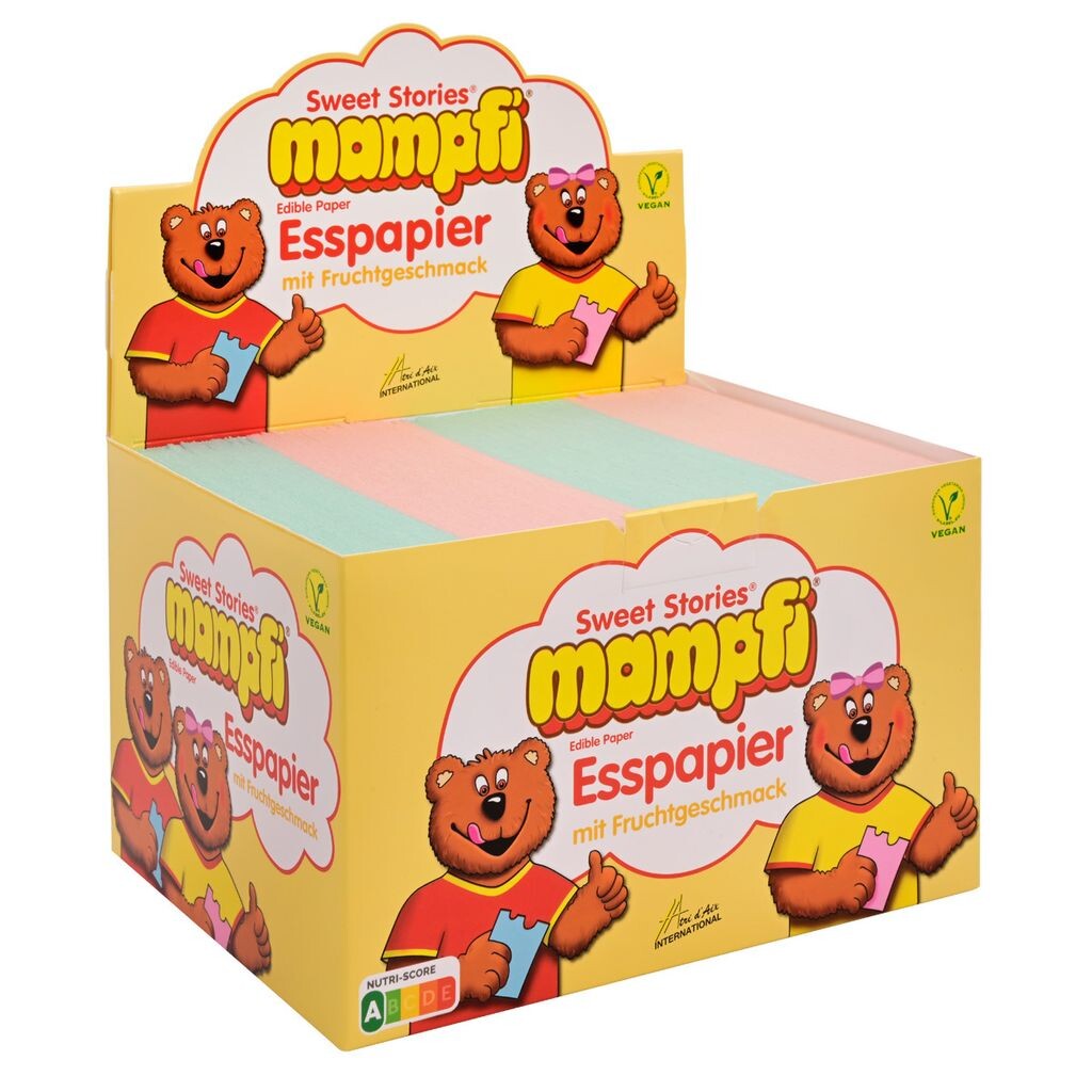

Вафли Mampfi съедобные бумажные 200шт - с фруктовым вкусом Tri D'Aix