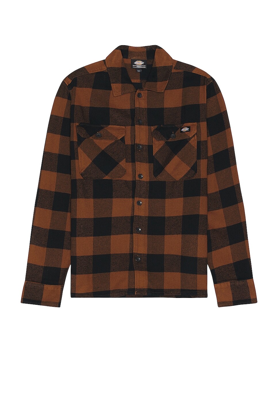 

Рубашка Dickies Sacramento Long Sleeve, цвет Black & Brown Duck Plaid