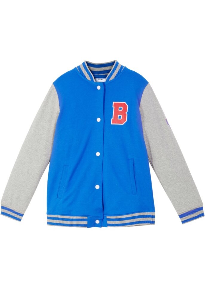 

Детский свитшот в студенческом стиле Bpc Bonprix Collection, голубой