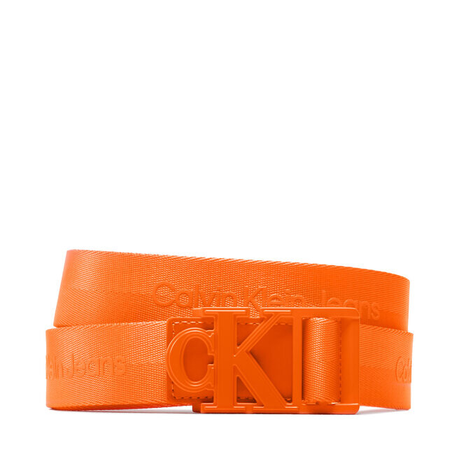 

Ремень Calvin Klein Jeans MonogramLogo Webbing, оранжевый