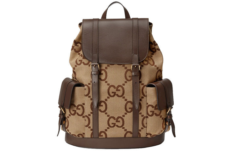 

Рюкзак Gucci C Jumbo GG, бежевый/коричневый