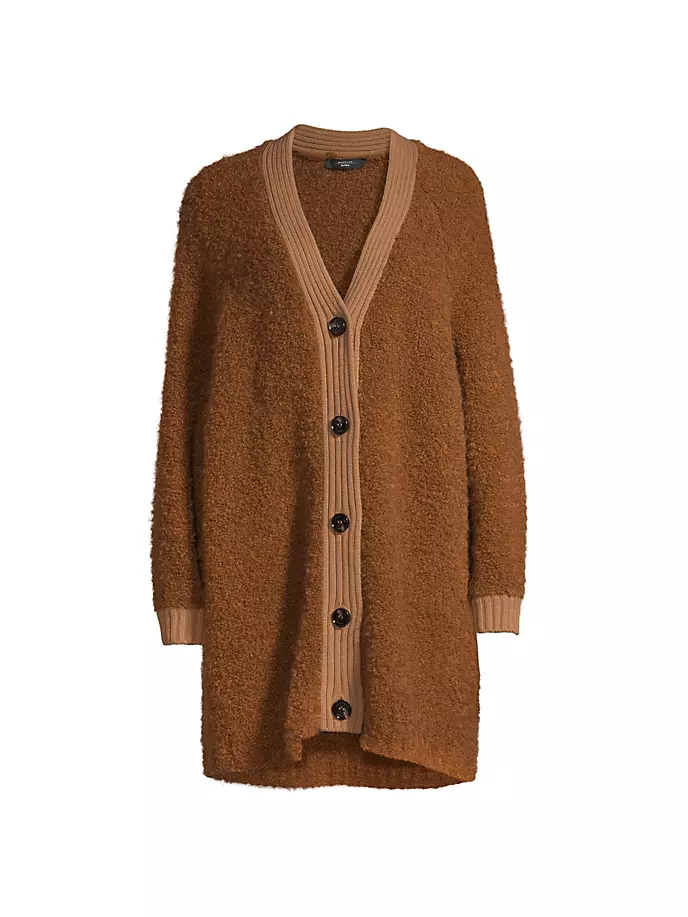 

Кардиган Enfasi из смеси альпаки Weekend Max Mara, карамель