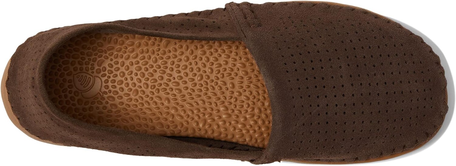 

Лоферы Addison Suede Moc + Bloom Acorn, цвет Walnut