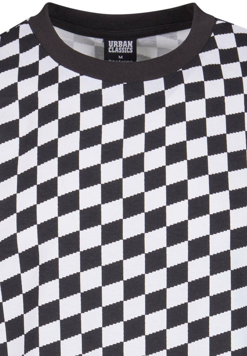 

Футболка с принтом CHECK Urban Classics, черный