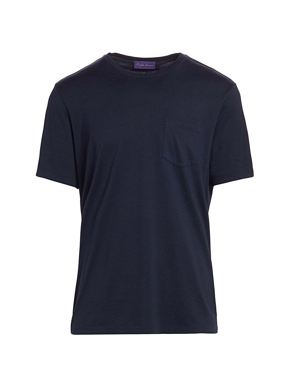 

Футболка с потертым карманом Ralph Lauren Purple Label, нави, Черный