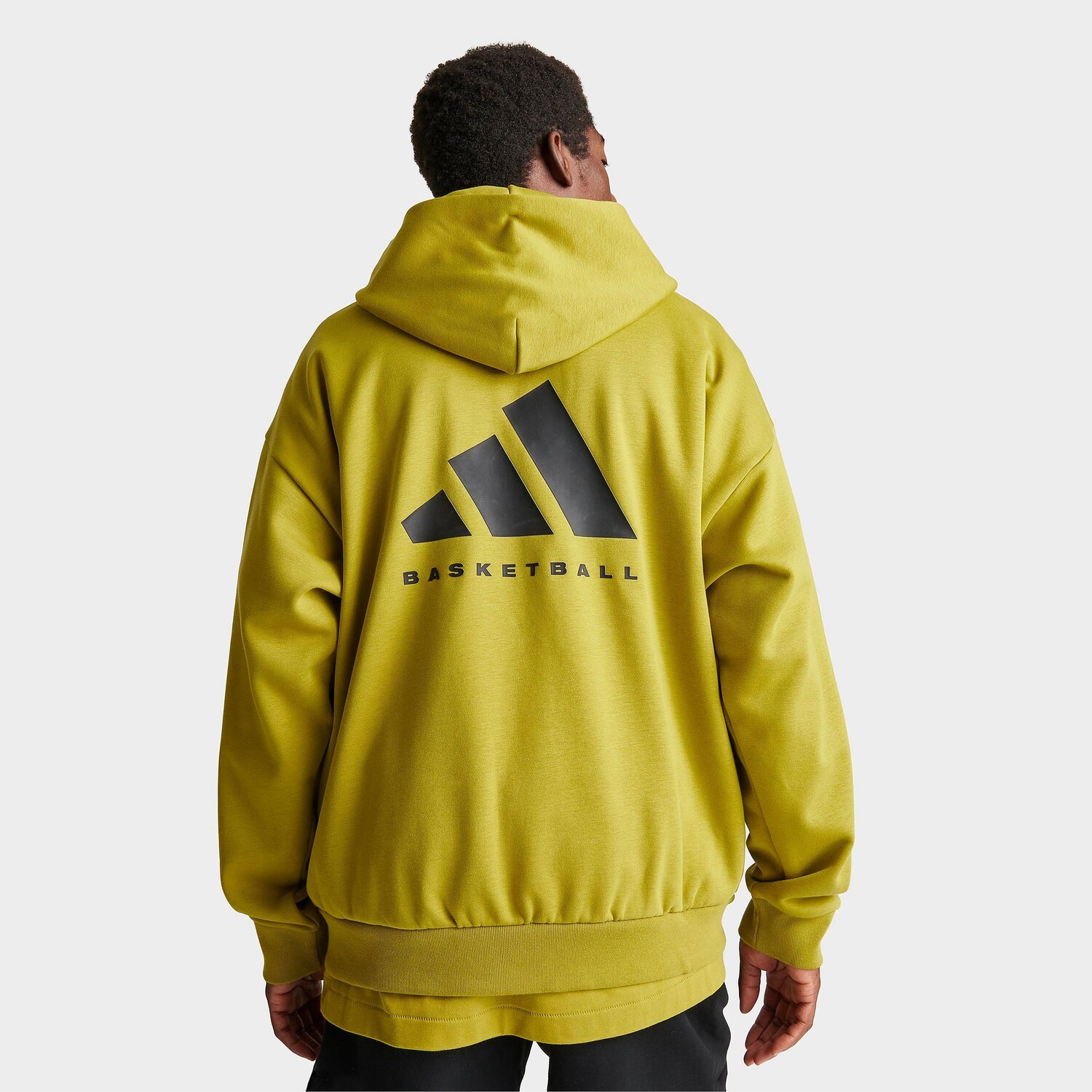 

Флисовая толстовка adidas Basketball One, зеленый