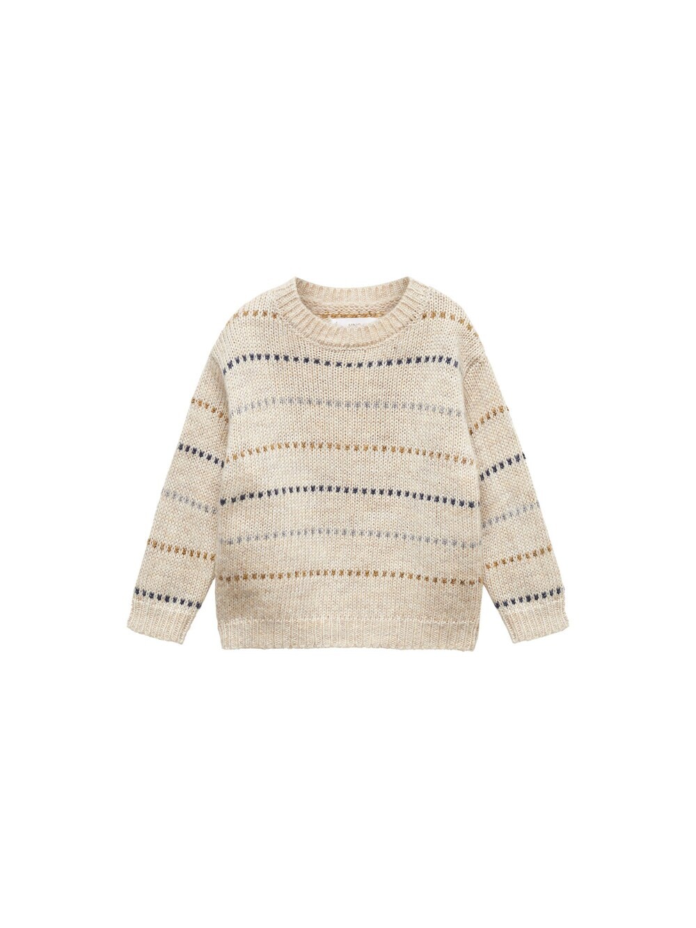 

Свитер MANGO KIDS TEO, бежевый