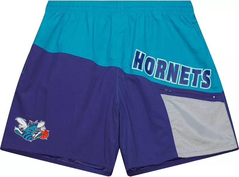 

Универсальные шорты Mitchell & Ness для взрослых Charlotte Hornets