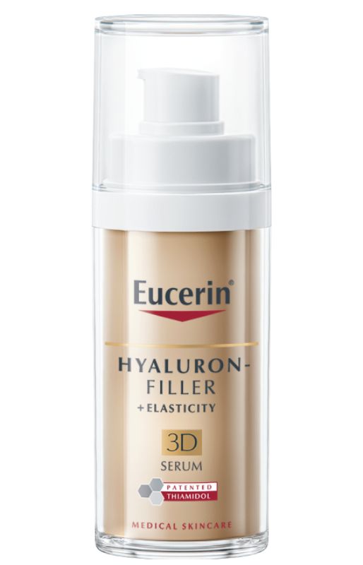 Eucerin Hyaluron Filler + Elasticity 3D сыворотка для лица, 30 ml сыворотка концентрат для лица hyaluron filler control 3 мл х 10 шт
