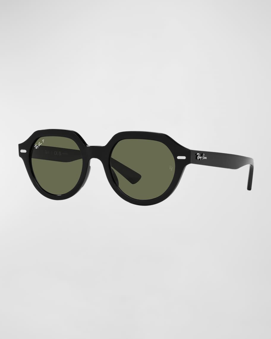 

Поляризованные солнцезащитные очки Gina Square из пластика и хрусталя Ray-Ban