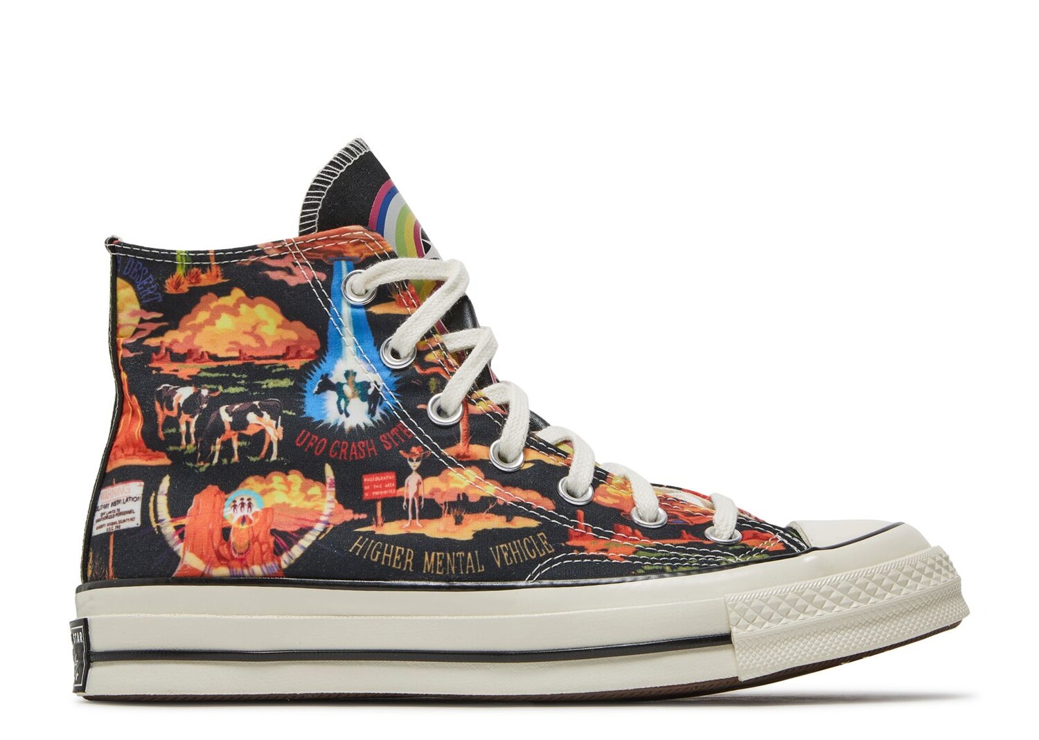 

Кроссовки Converse Chuck 70 High 'Twisted Resort - Ufo Crash Site', черный