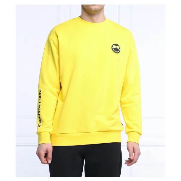 

Толстовка классического кроя Karl Lagerfeld x Smiley Karl Lagerfeld, желтый