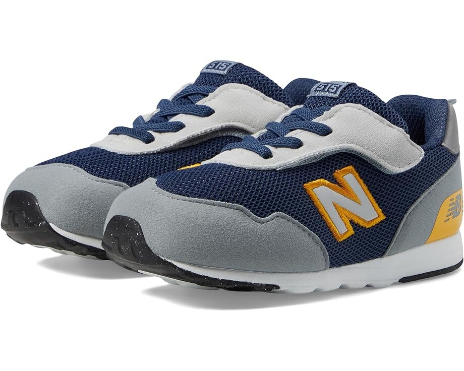 

Кроссовки New Balance 515 New-B Hook-and-Loop, цвет NB Navy/Slate Grey
