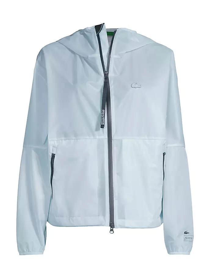 

Куртка-ветровка оверсайз Lacoste, синий