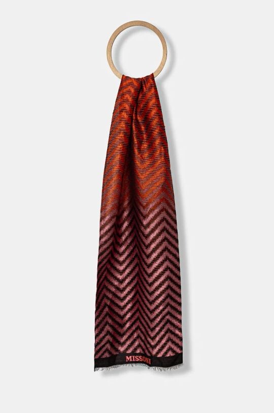 

Шарф из смесовой шерсти Missoni, розовый