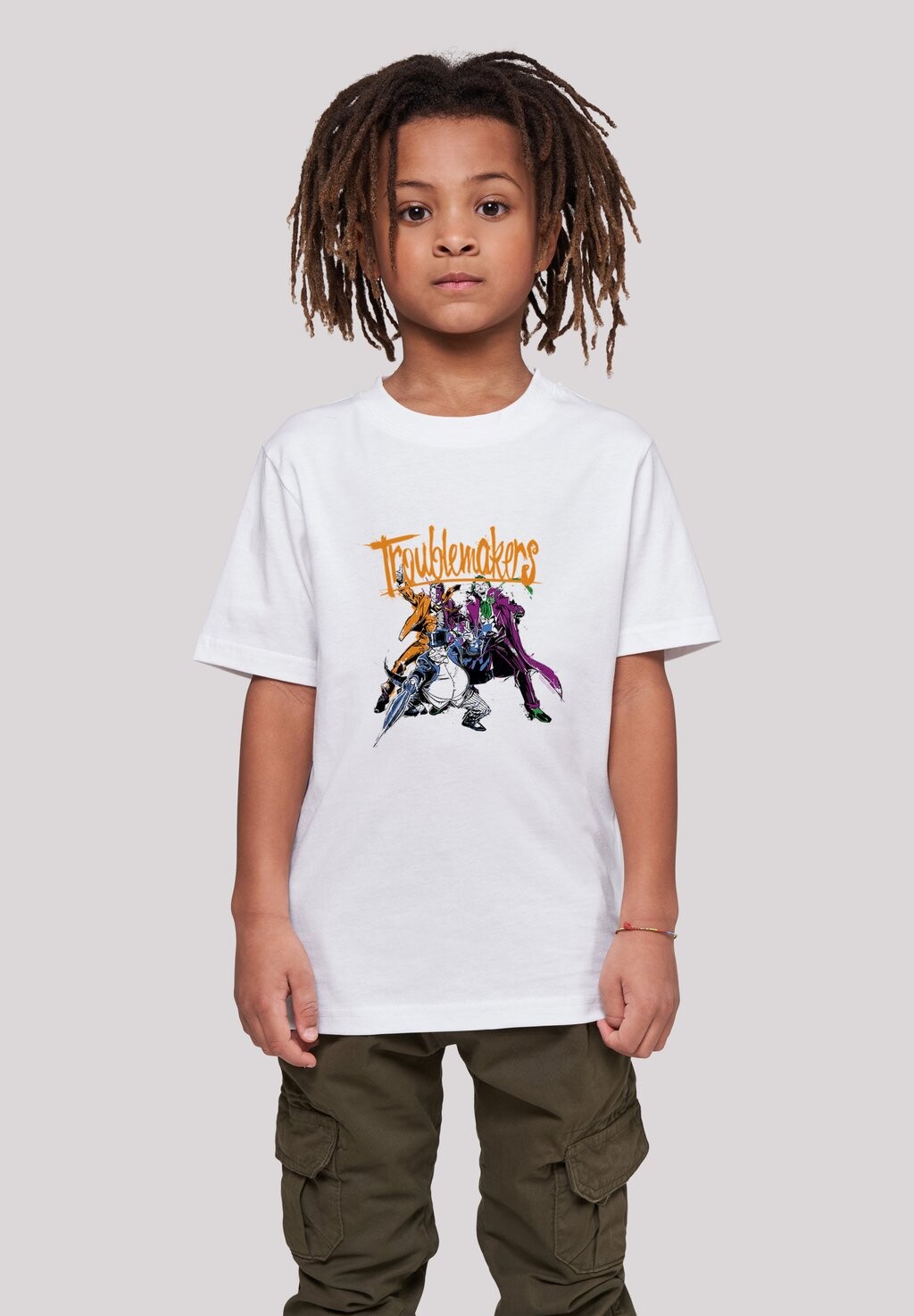 

Футболка с принтом BATMAN TROUBLEMAKERS F4NT4STIC, цвет white