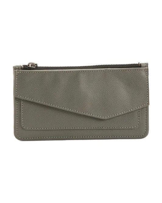 

Кожаный кошелек Cobble Hill на руку Botkier, цвет Smoke