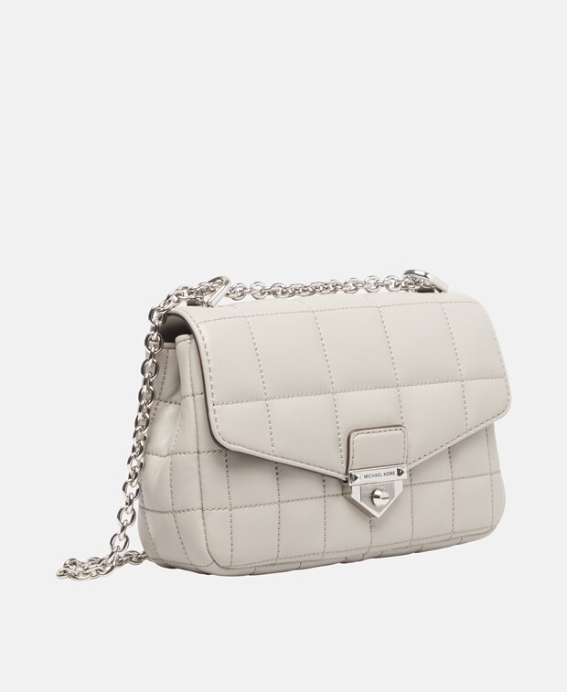 

Кожаная сумка через плечо Michael Michael Kors, цвет Greige