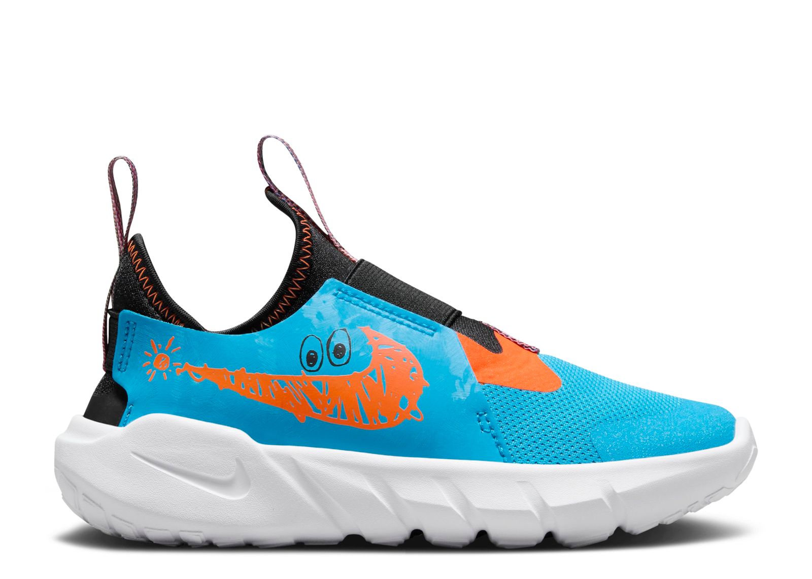 

Кроссовки Nike Flex Runner 2 Lil Ps 'Blue Lightning Total Orange', синий