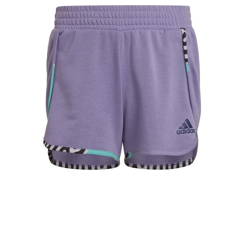 

AEROREADY хлопковые трикотажные шорты для девочек Power ADIDAS, цвет azul