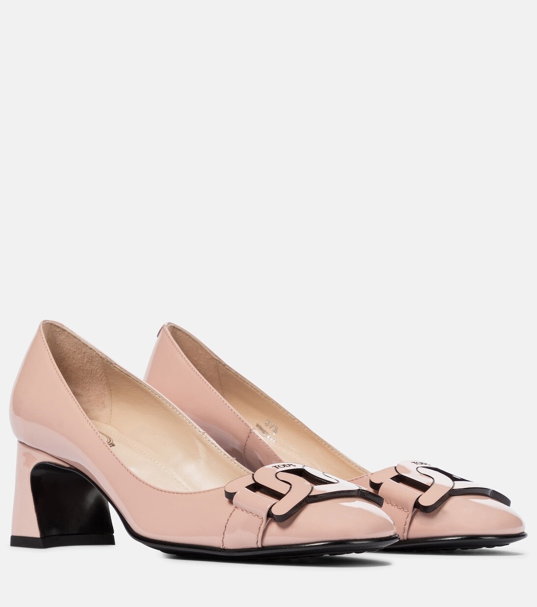 

Туфли-лодочки Slide из лакированной кожи Tod's, розовый