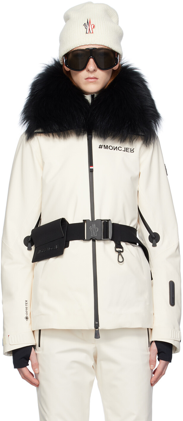 

Moncler Grenoble Off-White Пуховик Vizelle