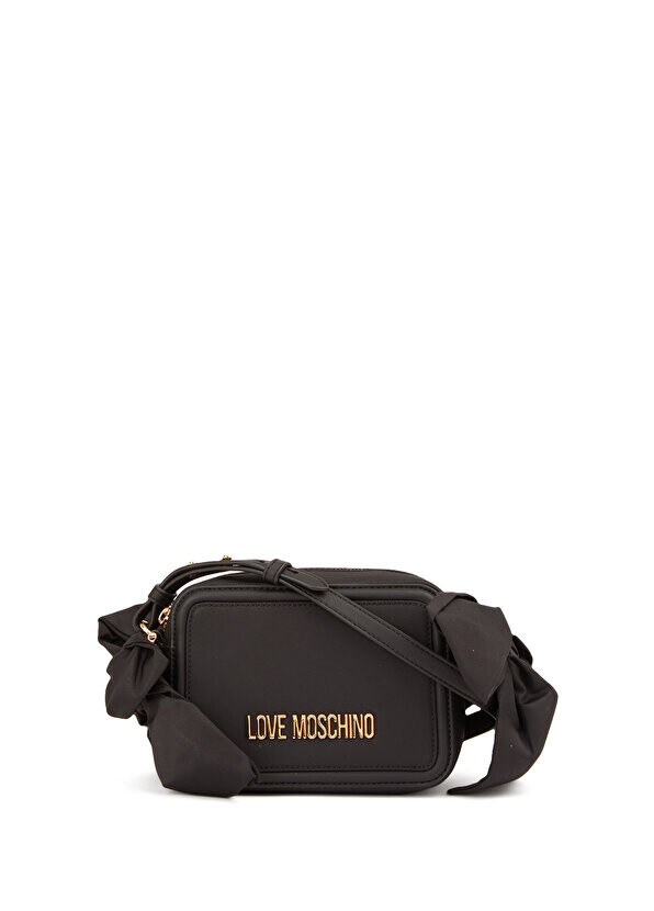 

Женская сумка через плечо с черным логотипом Love Moschino