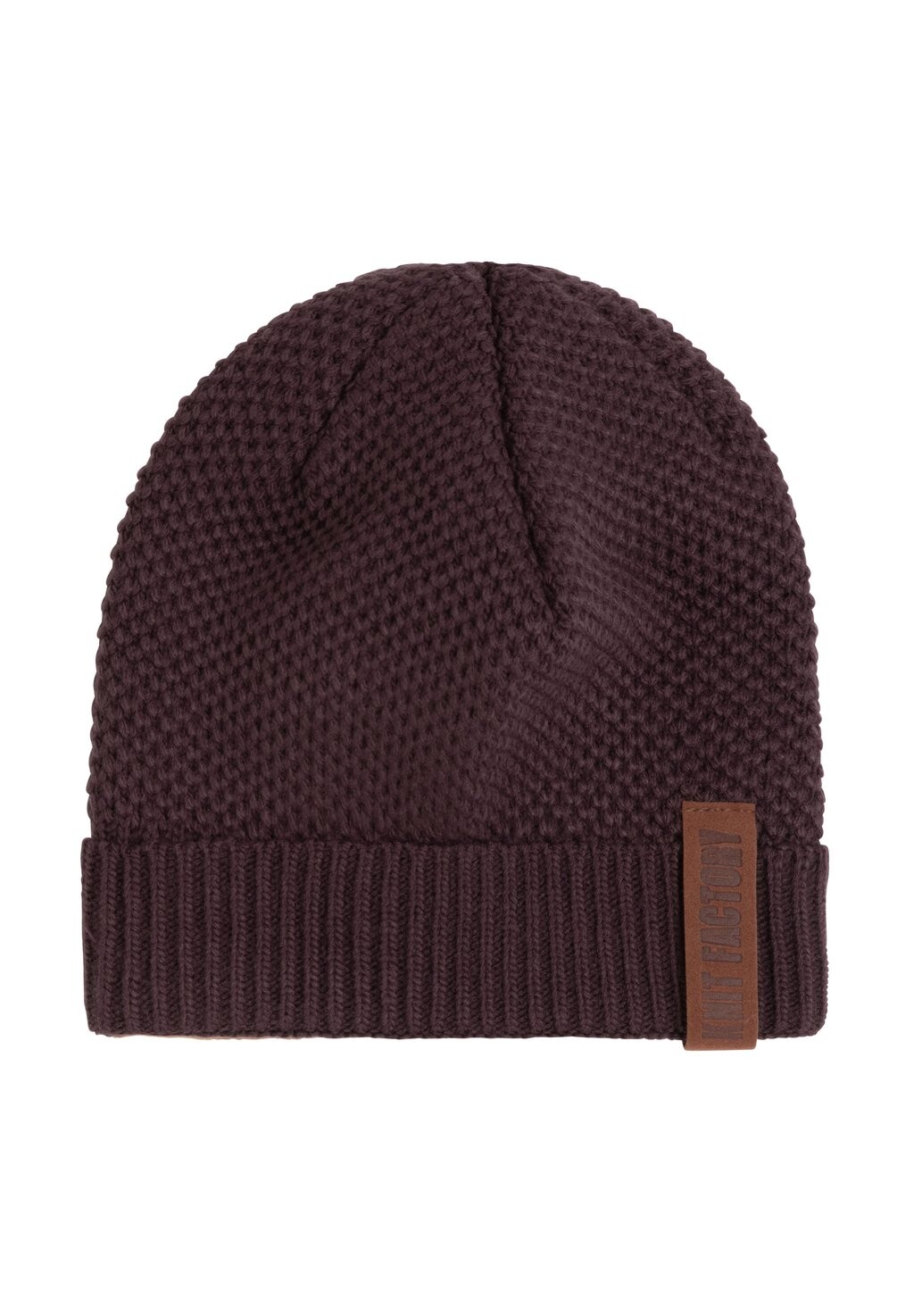 

Шапка JAZZ Knit Factory, цвет aubergine